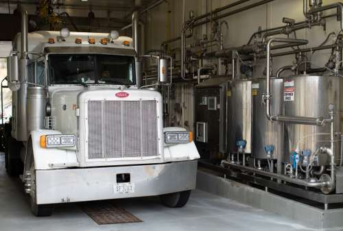 Inside Faribault Cheese plant