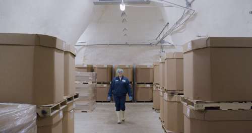 Inside Faribault Cheese plant