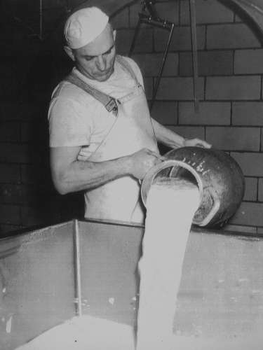 Inside Faribault Cheese plant