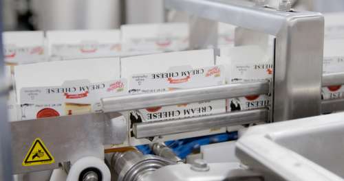 Inside a cheese plant