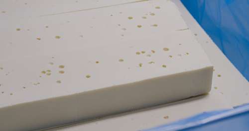 Inside a cheese plant