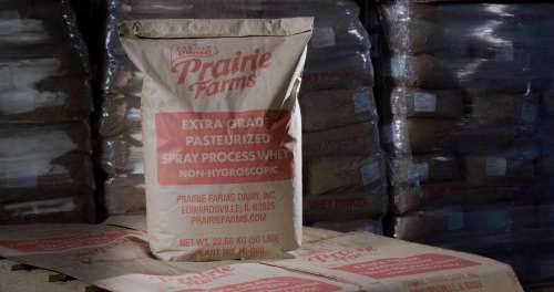 Inside a cheese plant