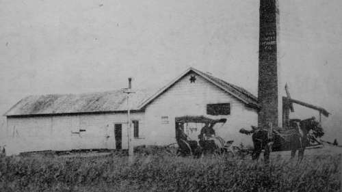 Inside a cheese plant