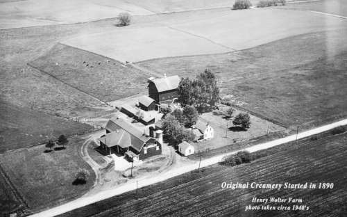Inside a cheese plant